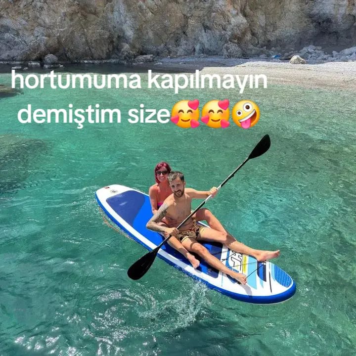 Koyda SUP yapan misafirler